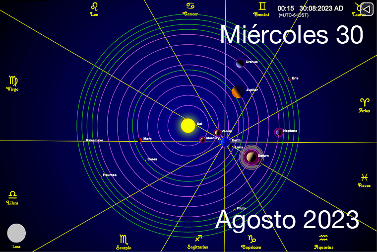 Hoy es Miércoles 30 de Agosto