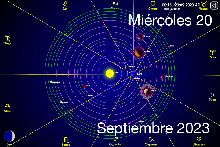 Hoy es Miércoles 20 de Septiembre