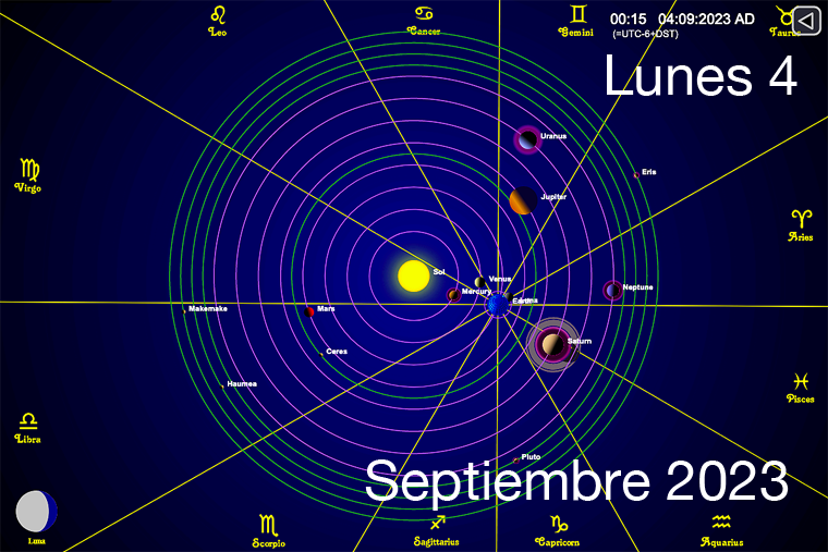 Hoy es Lunes 4 de Septiembre
