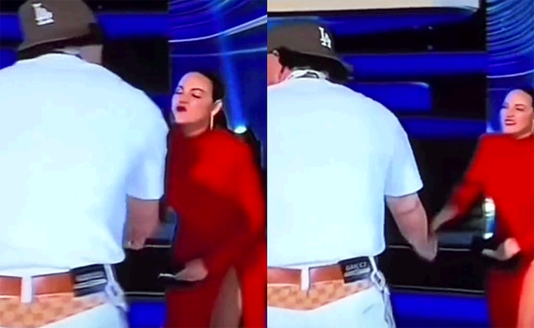Bad Bunny Niega Saludo a Maite Perroni