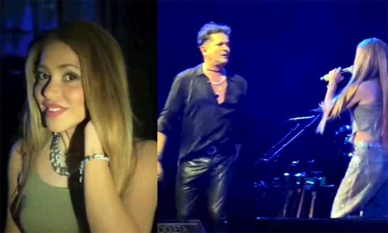 Shakira Sorprende a Carlos Vives en Concierto