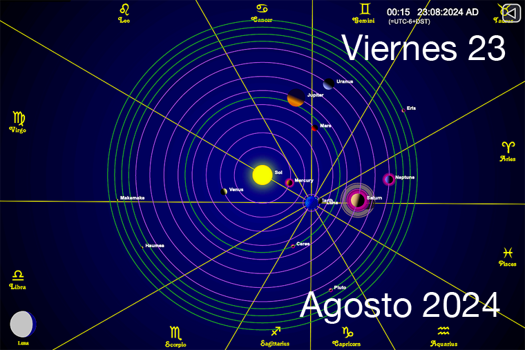 Hoy es Viernes 23 de Agosto