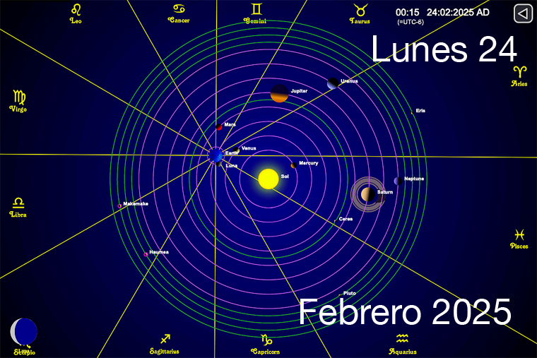 Hoy es Lunes 24 de Febrero
