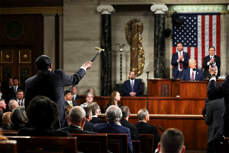Le Protestant a Trump en Discurso a la Nación