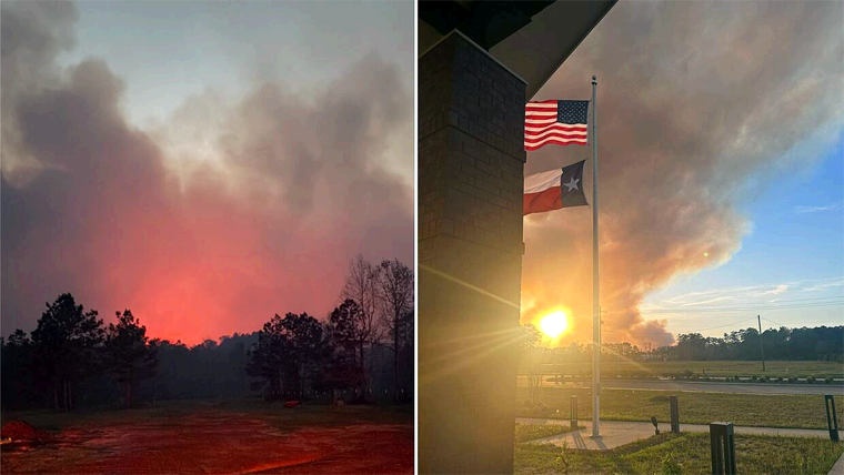 Piden Evacuar por Incendio al Norte de Houston