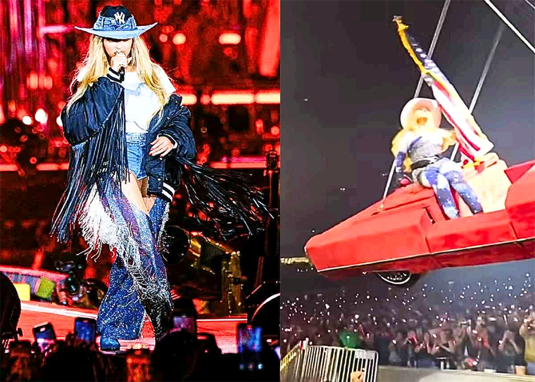 Falla Presentación en Concierto de Beyonce