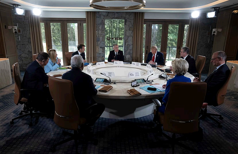 Trump se Despide de Reunión del G7 por Guerra en medio Oriente