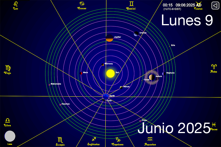 Hoy es Lunes 9 de Junio